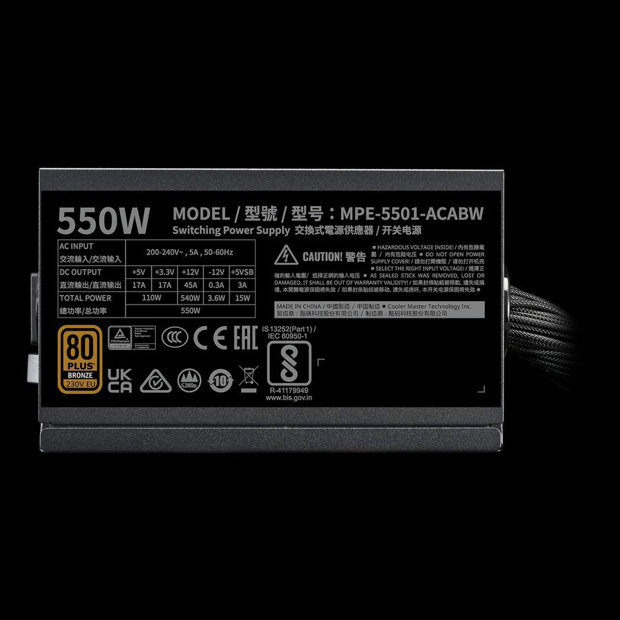 Cooler Master Technology Cooler Master MWE Bronze 550W V3