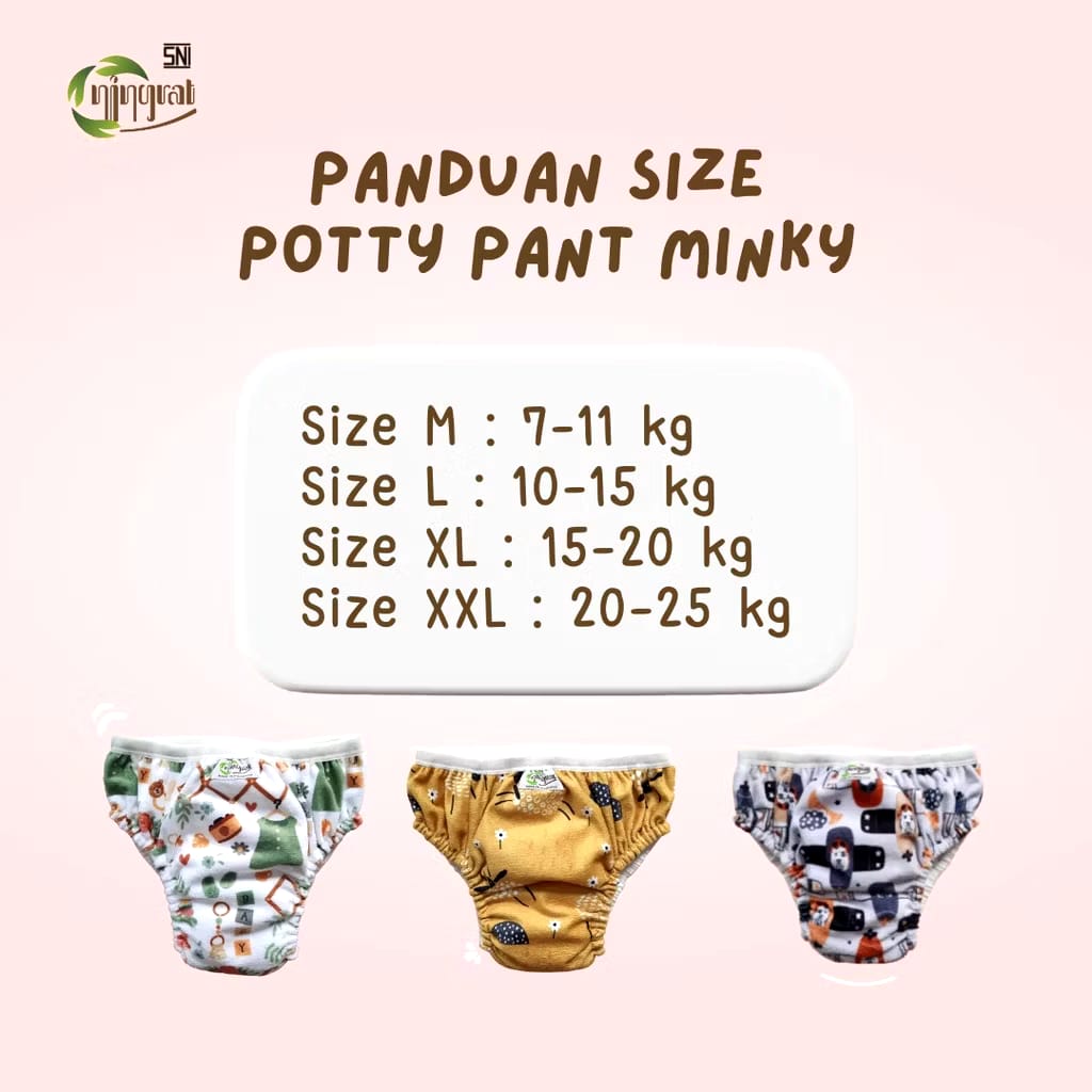  Ningrat Potty Pant Minky Outer