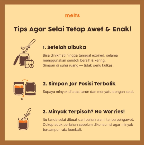 Melts Indonesia Melts Almost Dark Chocolate Spread