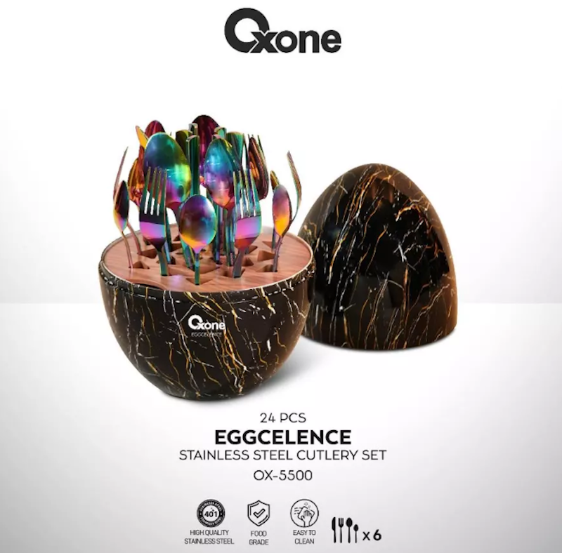 Oxone Eggcelence Stainless Steel Cutlery Set Rainbow 4