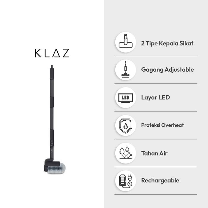 AZKO Klaz Sikat Pembersih Elektrik 4in1 5