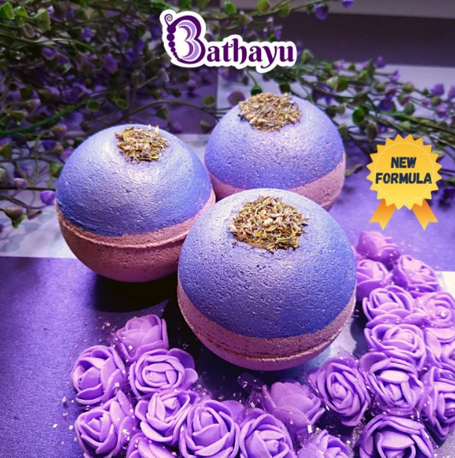 Bathayu Bathayu Bath Bomb Bubble Aromatherapy Floral Jasmine
