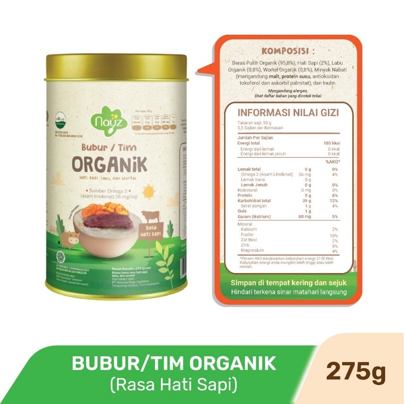 Nayz Bubur/Tim Organik Rasa Hati Sapi 3