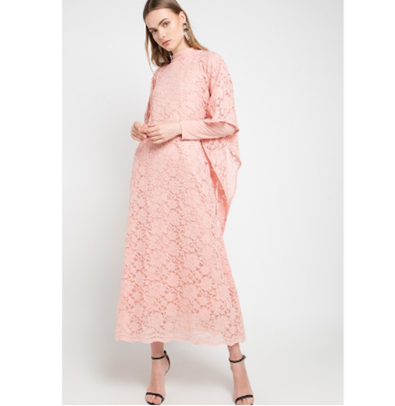 Long Sleeve Lace Kaftan 5