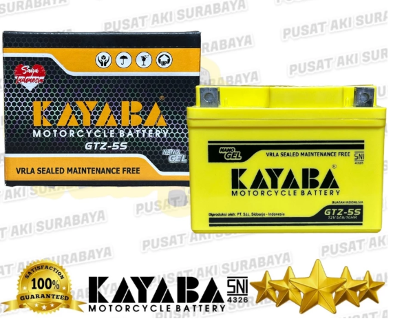 Selatan Jadi Jaya KAYABA Motorcycle Battery GTZ-5S