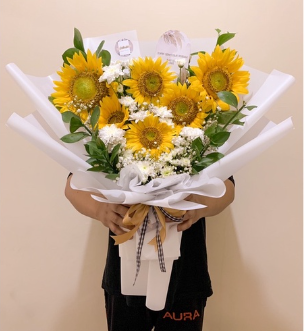 Buket Bunga Matahari Fresh Wisuda 4