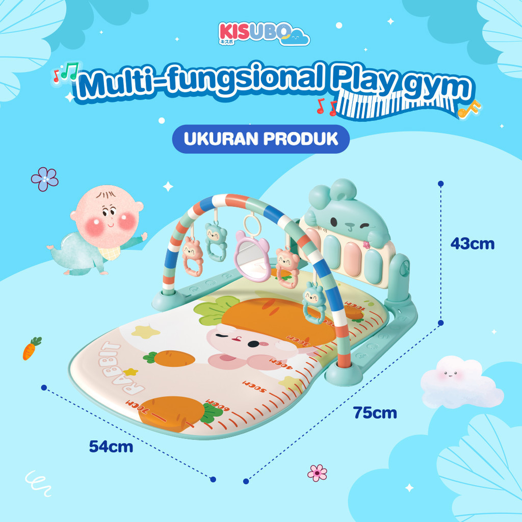 Kisubo Baby Kisubo Multi-Fungsional Play Gym