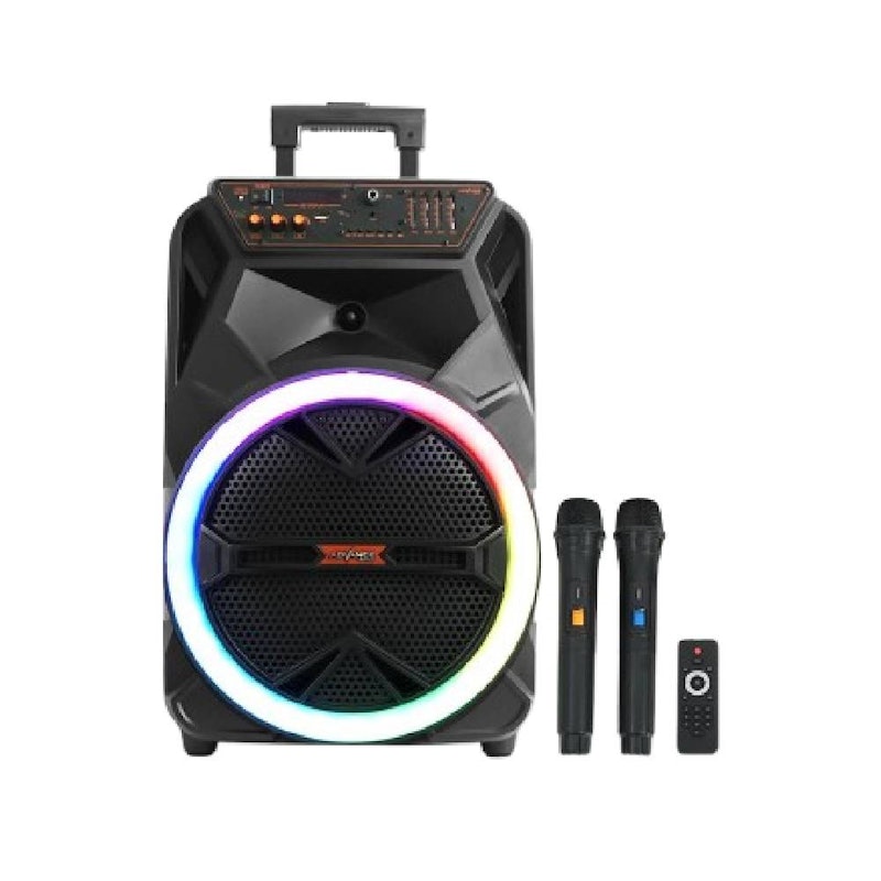 Advance Speaker Bluetooth 12 Inch Free 2 Wireless Mic 1
