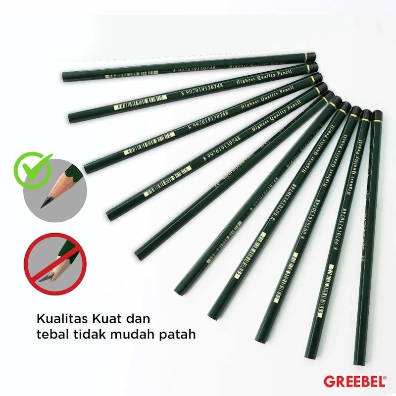 Greebel® Pensil Pencil Kayu HB 2