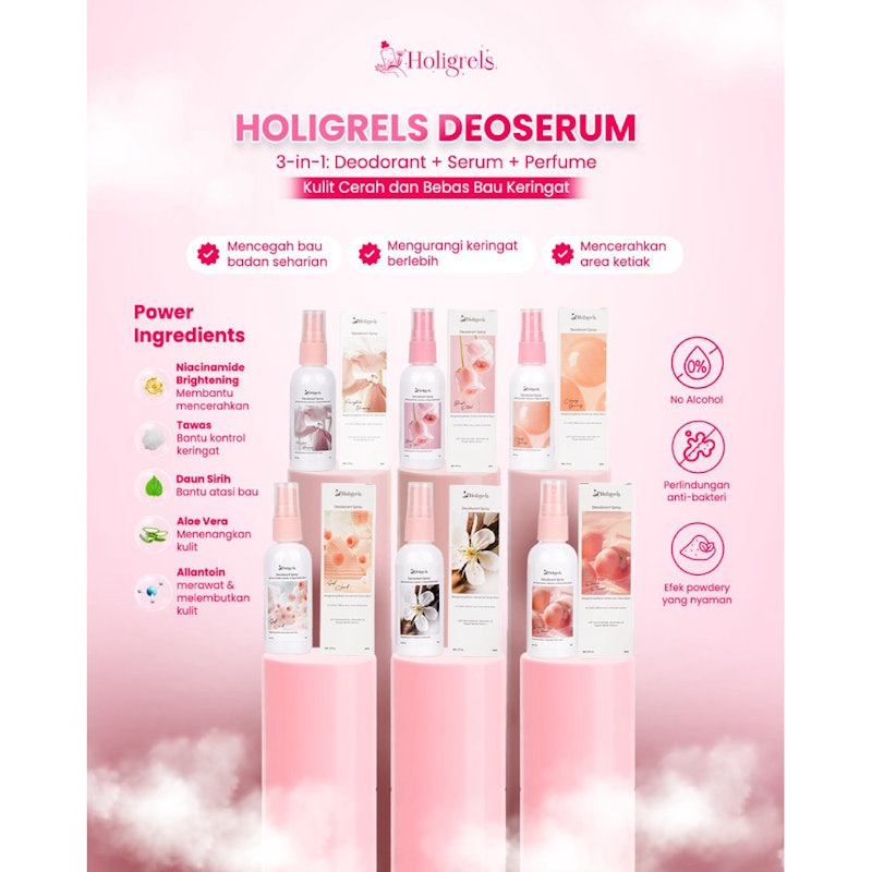 Holigrels Deoserum Deodorant Spray Chewy Gummy 5