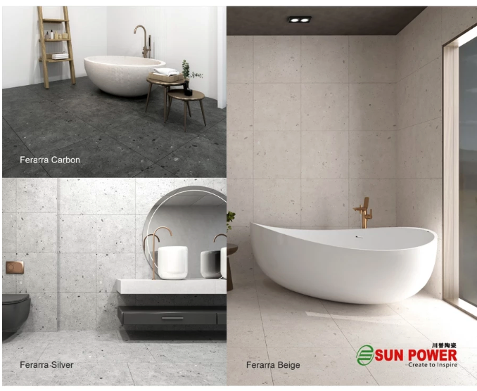 Sun Power Ceramics Sun Power Granit Lantai Anti Slip Ferrara 60x60 Matt R12