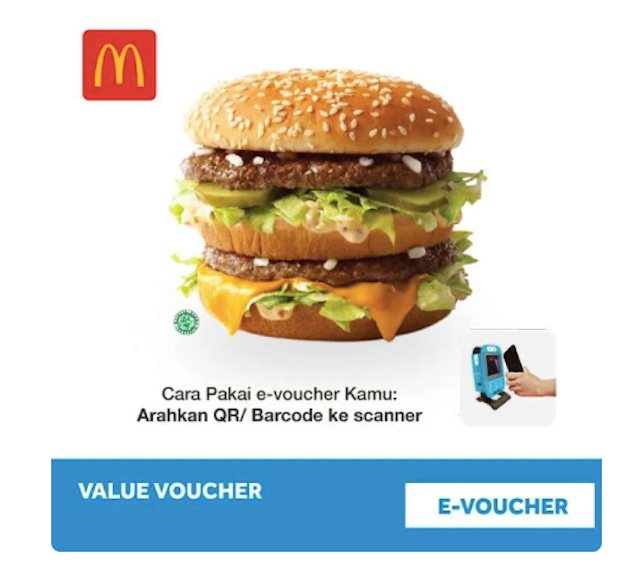 Voucher McDonald's 1