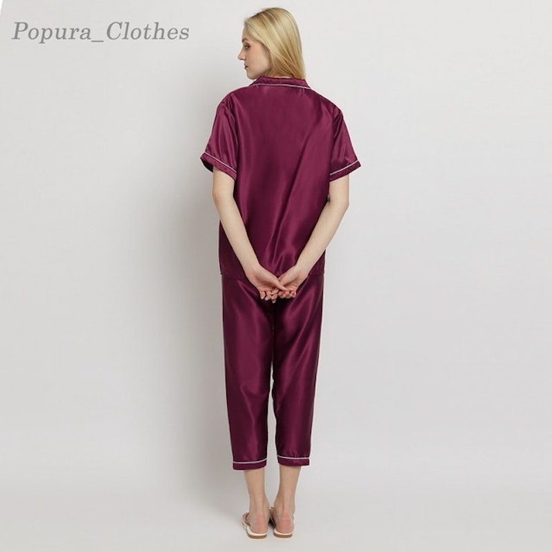 Flora Piyama Set Satin 5