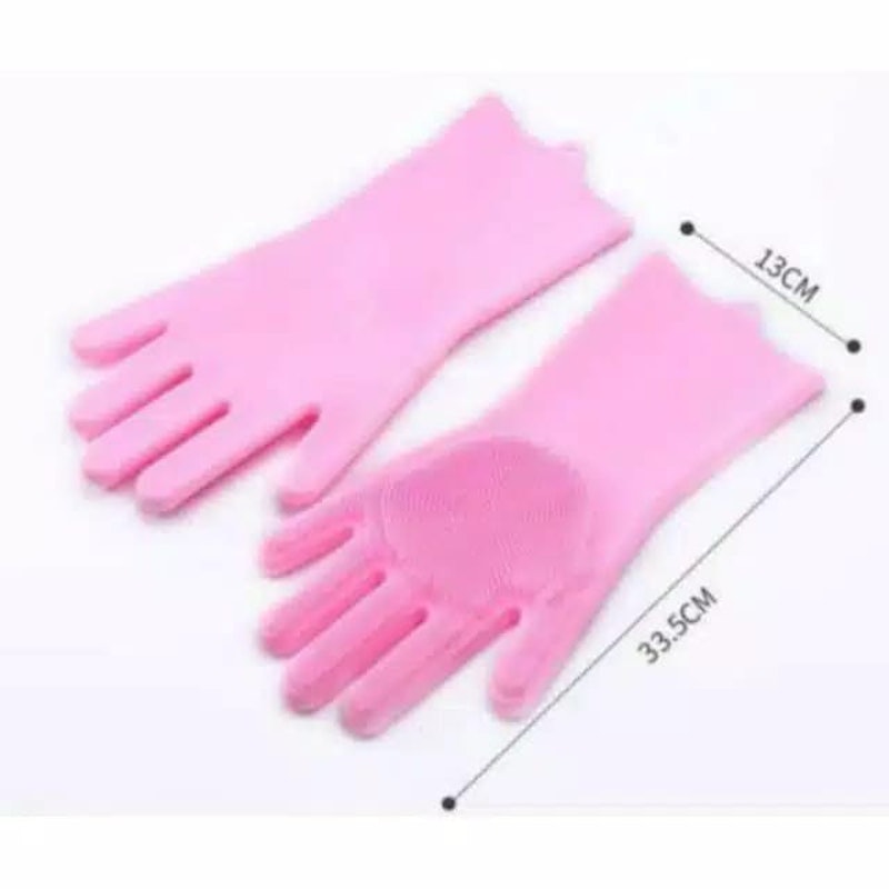 Sarung Tangan Cuci Piring Bulu Korea 2
