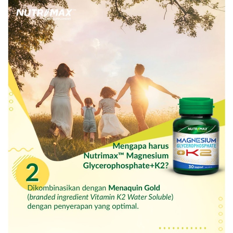 Nutrimax Magnesium Glycerophosphate + K2 4