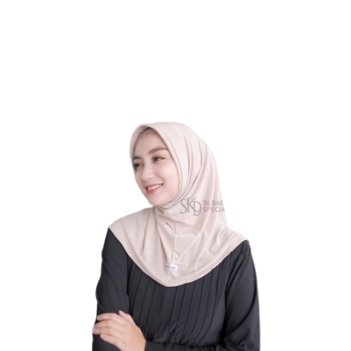 hijab sport abu tua