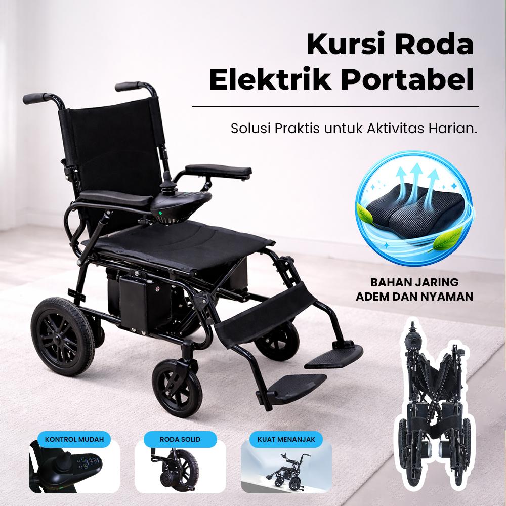 ALKESPRO Kursi Roda Elektrik Lipat  5