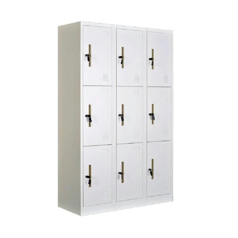Atria Sterling Metal Loker 9 Doors 1