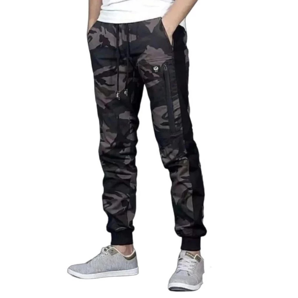 THEHIKAM APPAREL Jogger Zipper Tactical Camo
