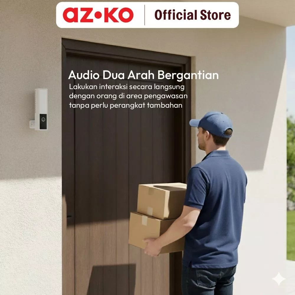 Kawan Lama Group Krisbow® Sync Smart IP Camera Floodlight Flight 3MP 7T