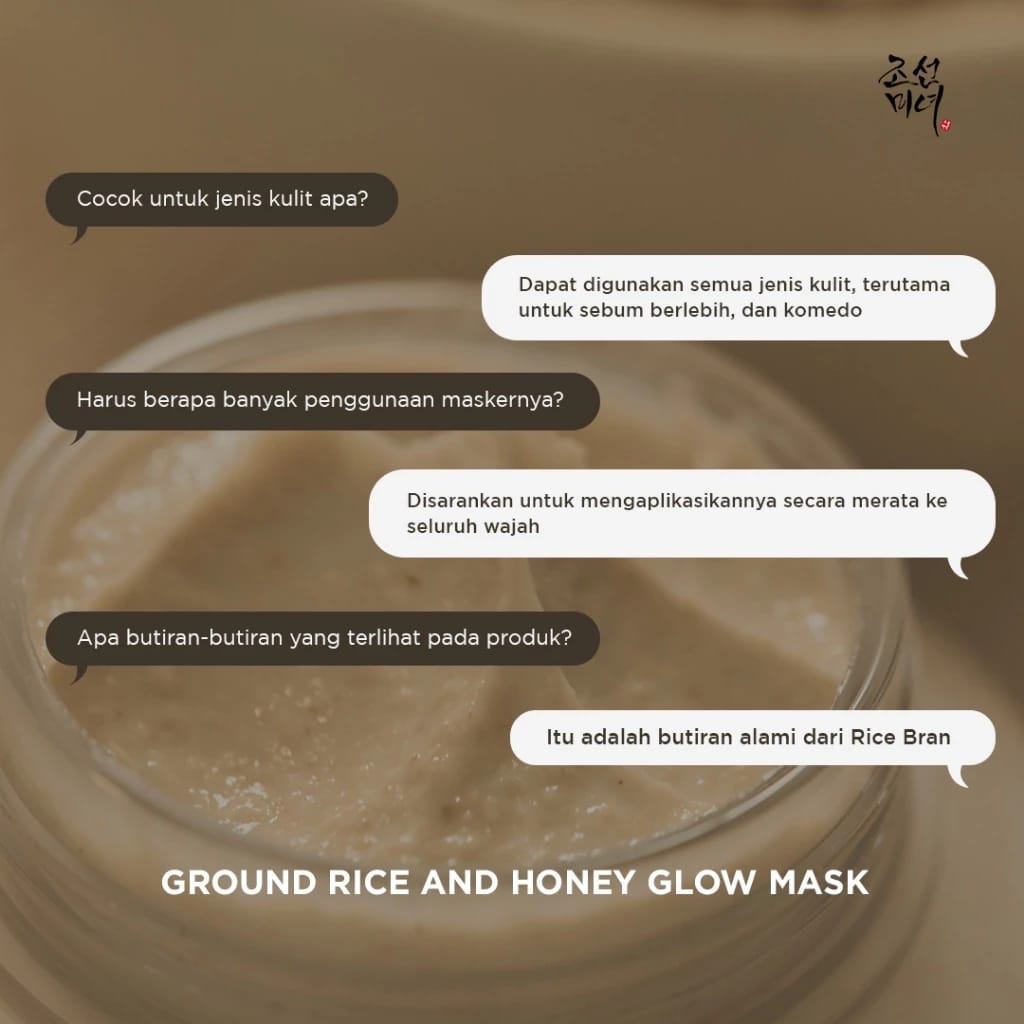 Goodai Global Beauty of Joseon Ground Rice and Honey Glow Mask