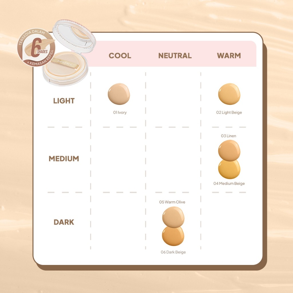 Implora Sukses Abadi Implora Healthy Glow Cushion Linen