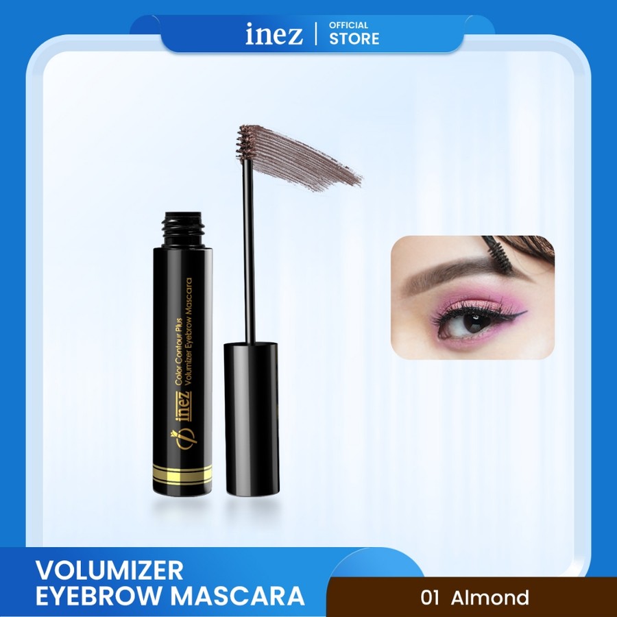 Kosmetikatama Super Indah Inez Cosmetics Color Contour Plus Volumizer Eyebrow Mascara