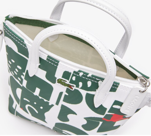 Lacoste Women’s L.12.12 Coated Canvas Mini Shoulder Shopper LACNF3518CXJ42 