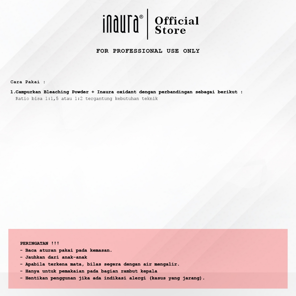 Inaura Anugerah Inaura Bleaching Powder