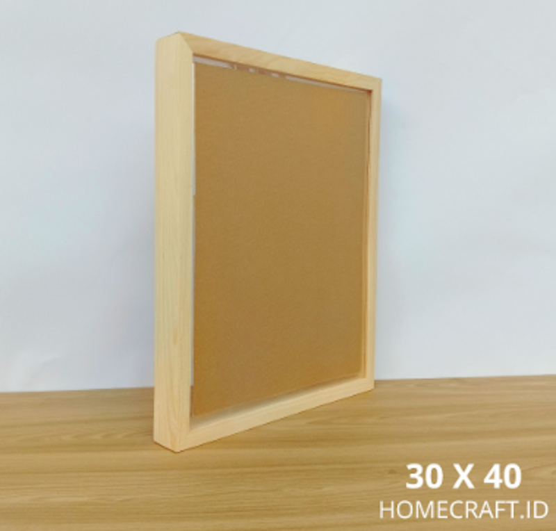Bingkai Kayu 3D ukuran 12R 2