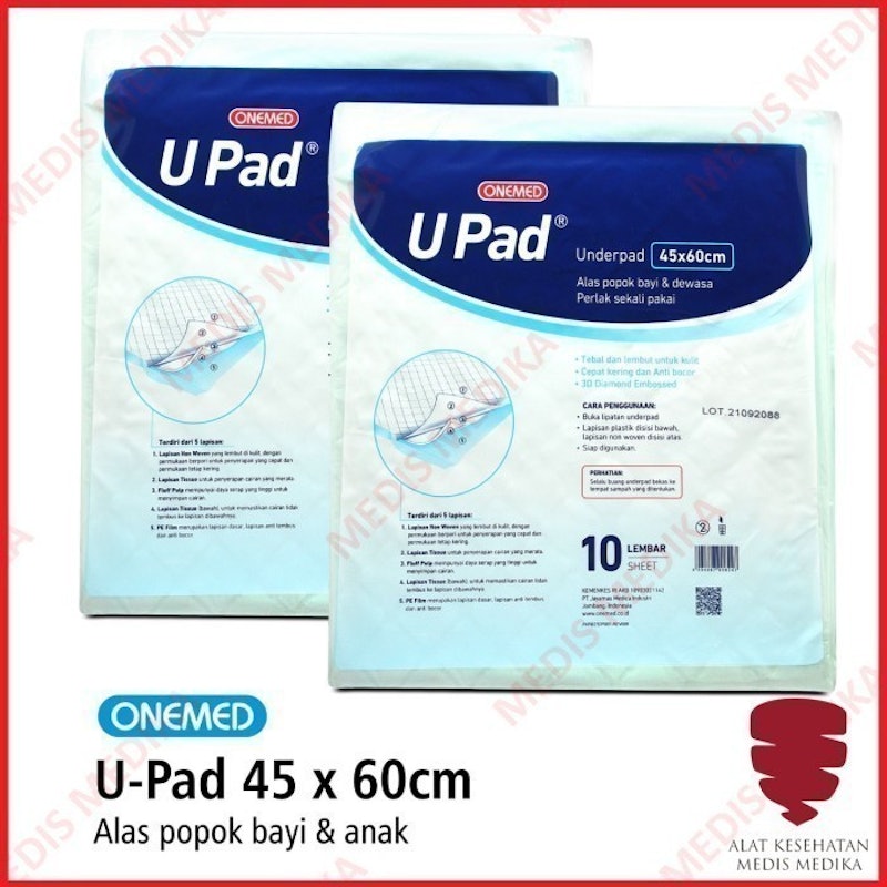 OneMed Underpad Alas Popok Bayi dan Anak 45 X 60 Cm 4