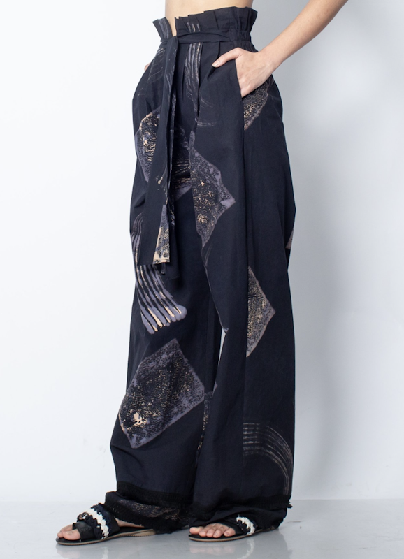 Black Ora Batik Pants 2