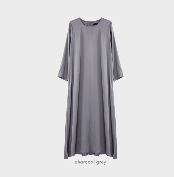 Bigissimo Bigissimo Eid Raya Series Petunia Royal Silk Basic Dress