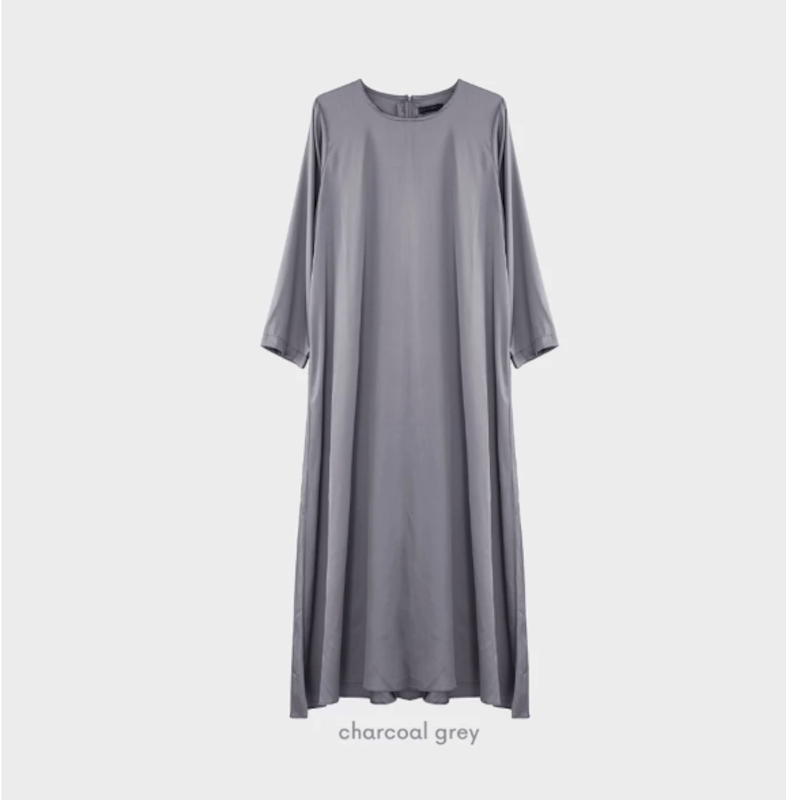 Bigissimo Eid Raya Series Petunia Royal Silk Basic Dress 5