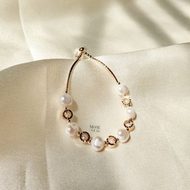 Mong&Co Arjuna Handmade Pearl Bracelet