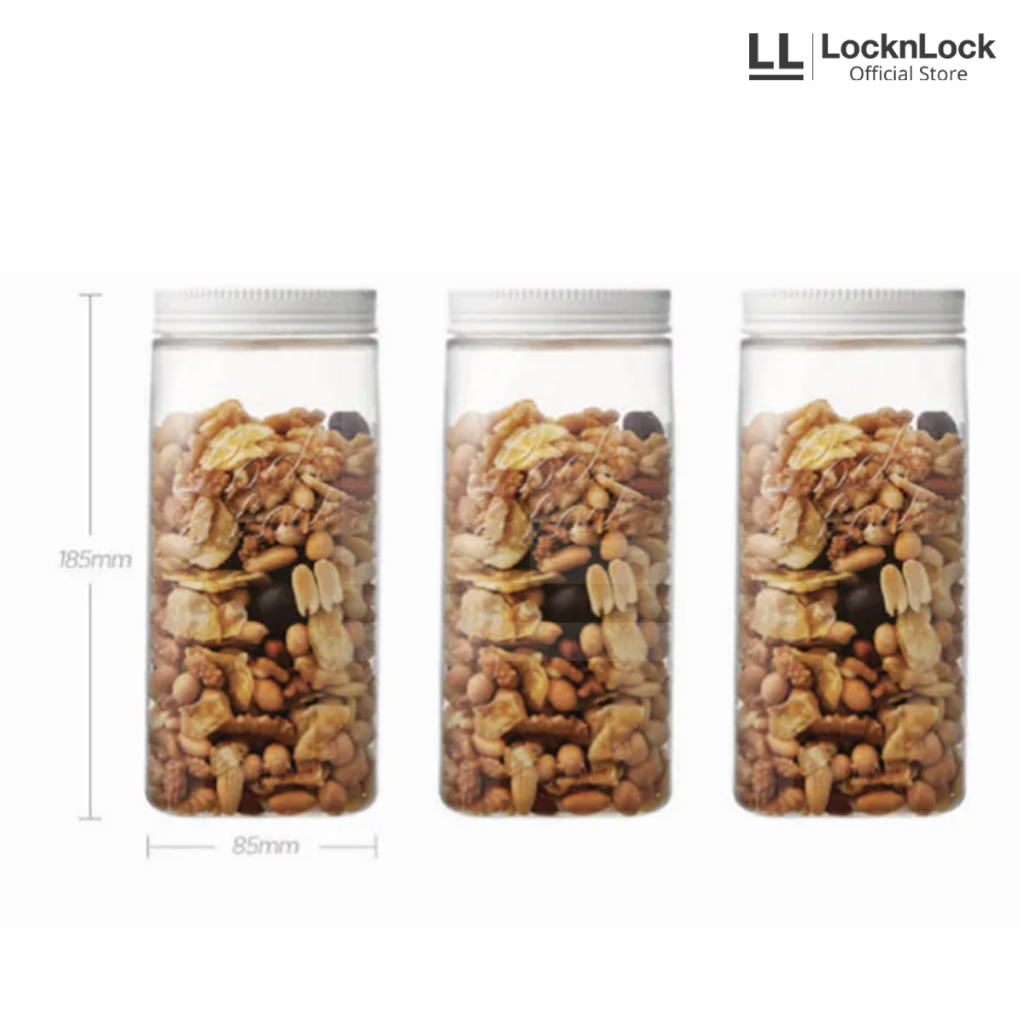 Lock & Lock LocknLock Toples Penyimpan Makanan (Dry Food Canister) Set 3PCS