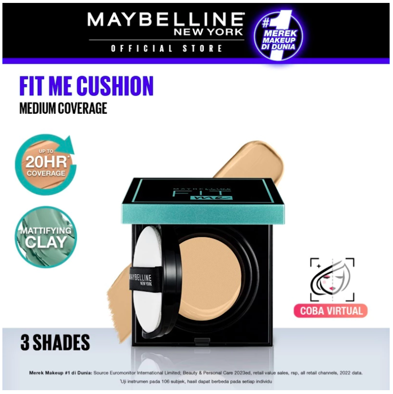 Fit Me Matte+Poreless Oil Control Cushion 120 Classic Ivory 4