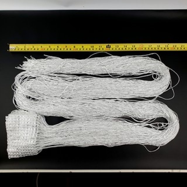  Tirai Benang Putih Glitter