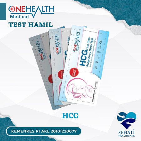 Era Medika Alkesindo Onehealth HCG One Step Pregnancy Strip Test