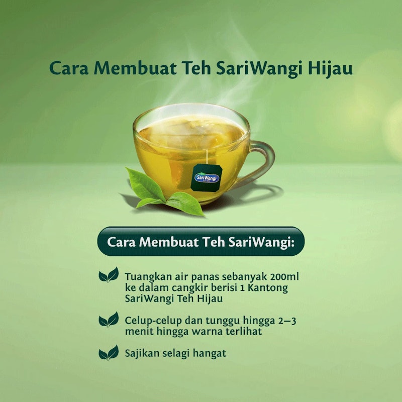 Sariwangi Teh Hijau Celup 3