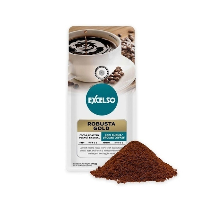 Excelso Kopi Robusta Gold Bubuk 1