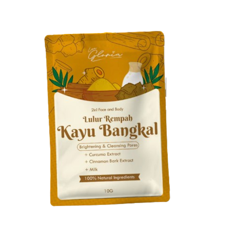 Lea Gloria 2in1 Face and Body Lulur Rempah Kayu Bangkal 1