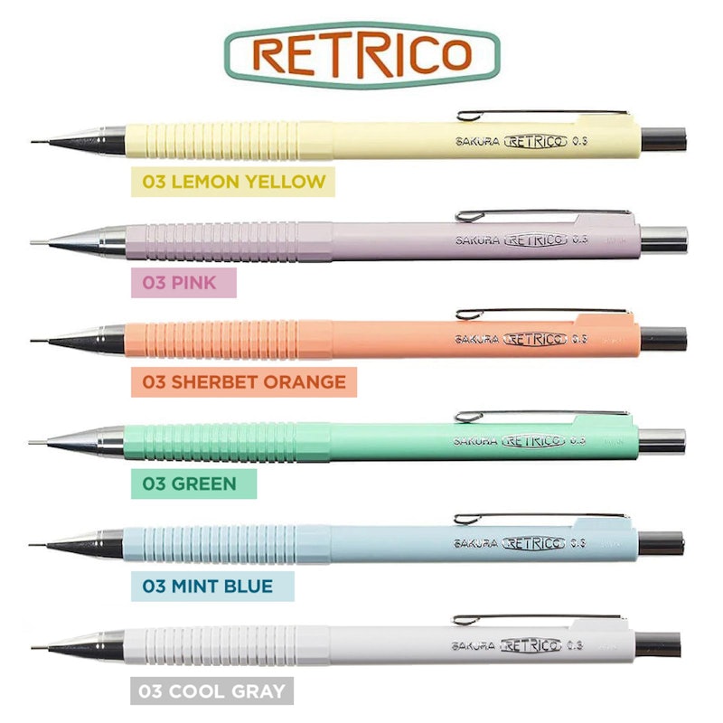 Sakura Retrico Mechanical Pencil 0.3 mm 2