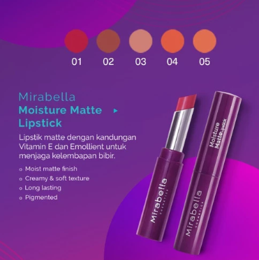 Mirabella Moisture Matte Lipstick 3