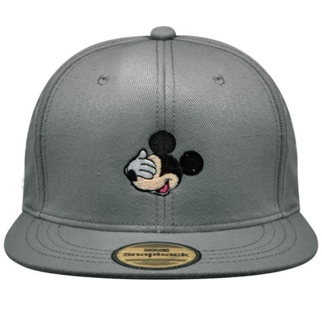 Topi Hiphop Dewasa Bordir Disney Mickey Close The Eyes
