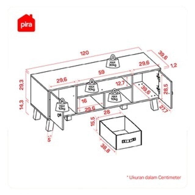 Pira Home Metropolis Arnor TV120