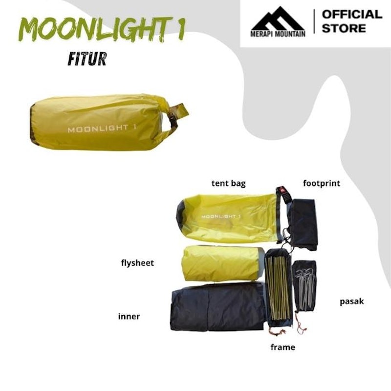 Merapi Mountain Moonlight 4
