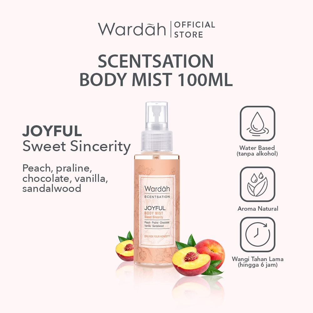 Wardah Wardah Scentsation Body Mist Joyful