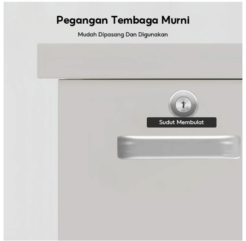 KUCADI Meja Kantor Laci 3