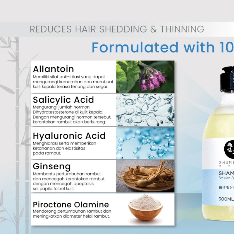 SHUMI Japan Shampoo for Hair Fall 2